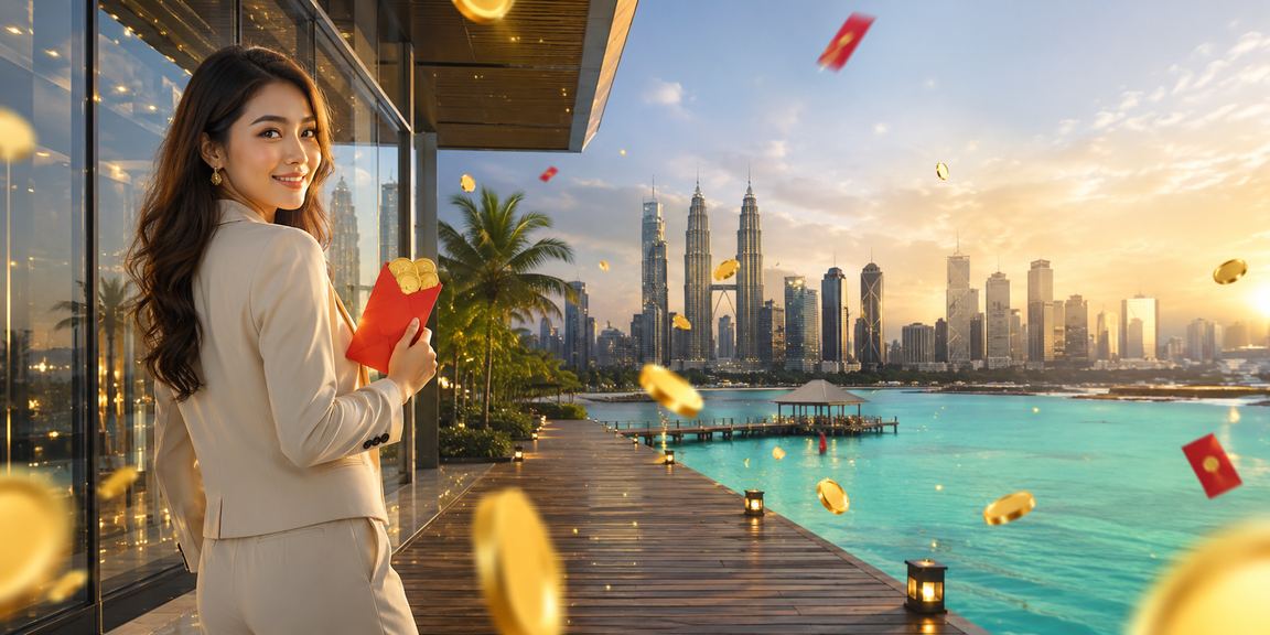 Promosi Tahun Baru Cina dengan sampul merah untuk pertaruhan sukan klcouple6699 KL